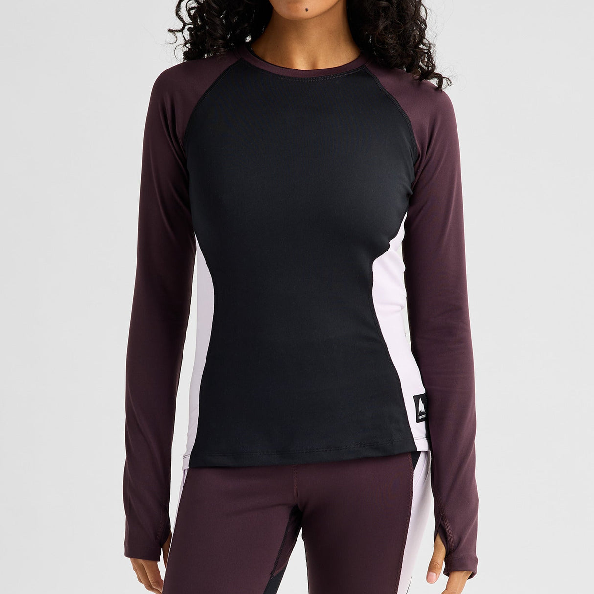 Womens Synthetic Midweight Crew Baselayer Top
