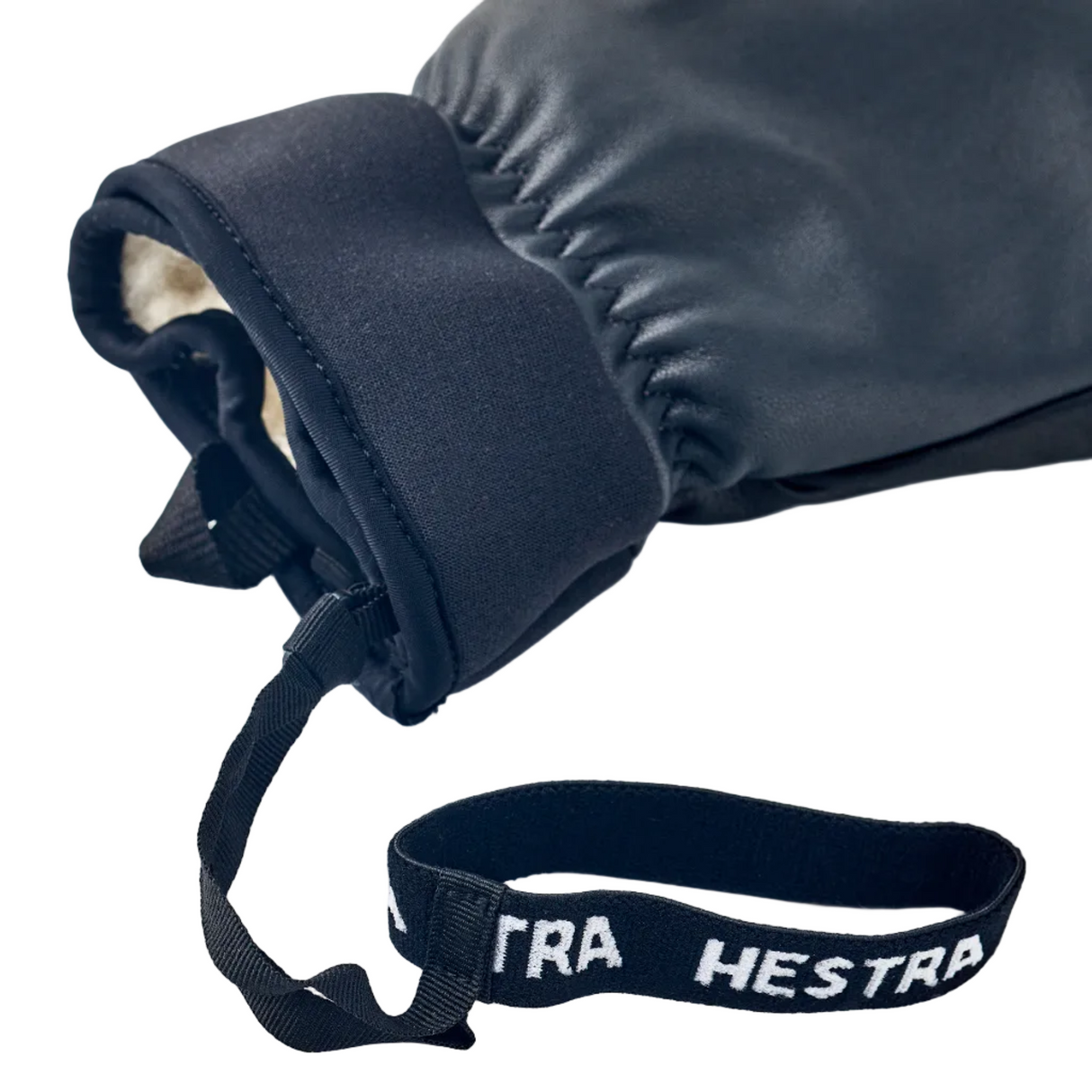 Army Leather Wool Terry Mitt