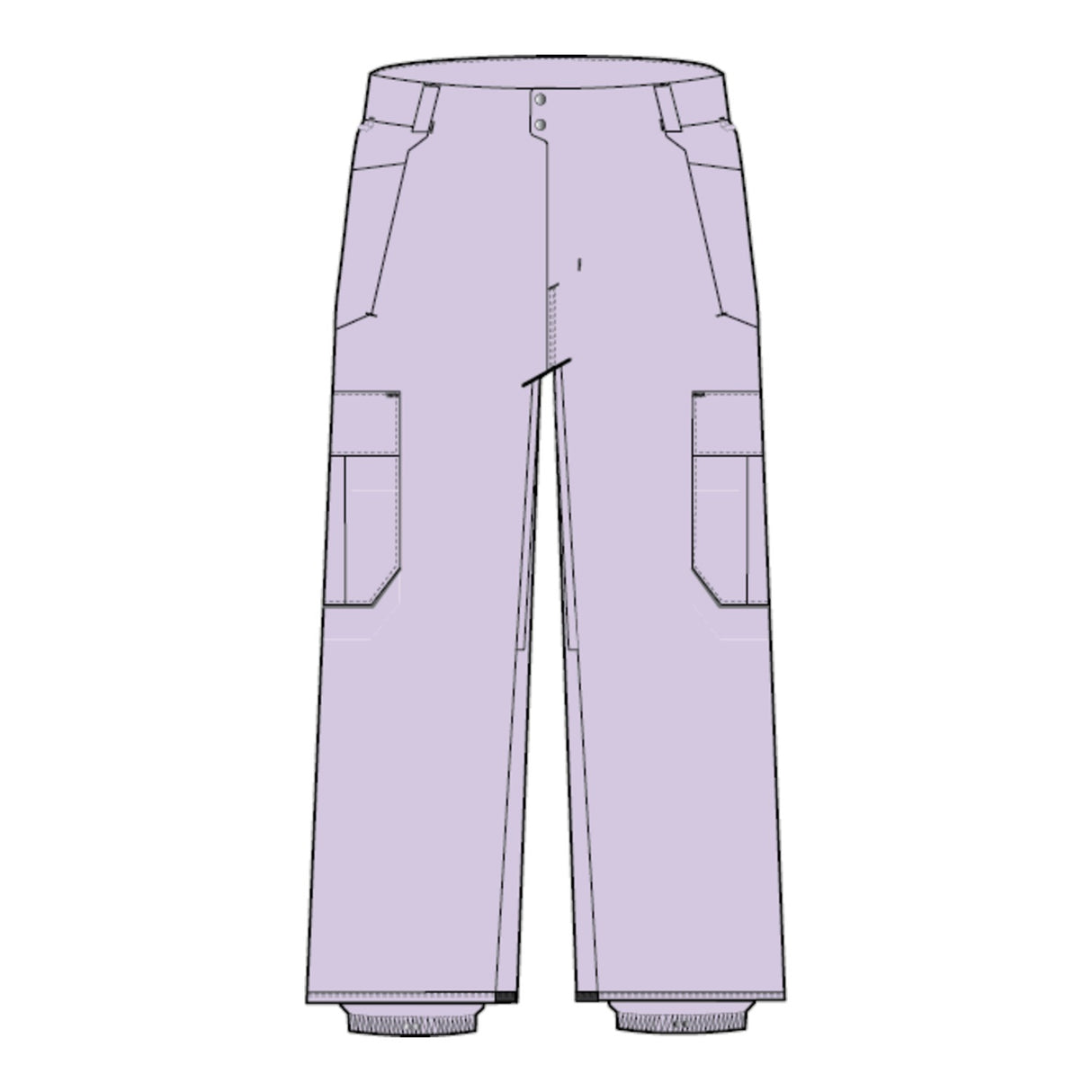 Womens Reserve 2L Baggy Cargo Snowboard Pants