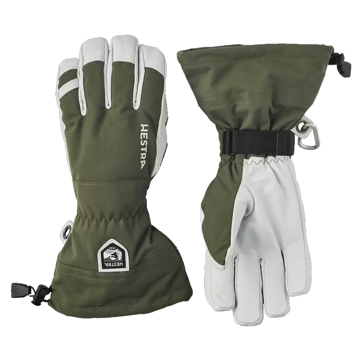 Army Leather Heli Ski Glove - Snowtrax