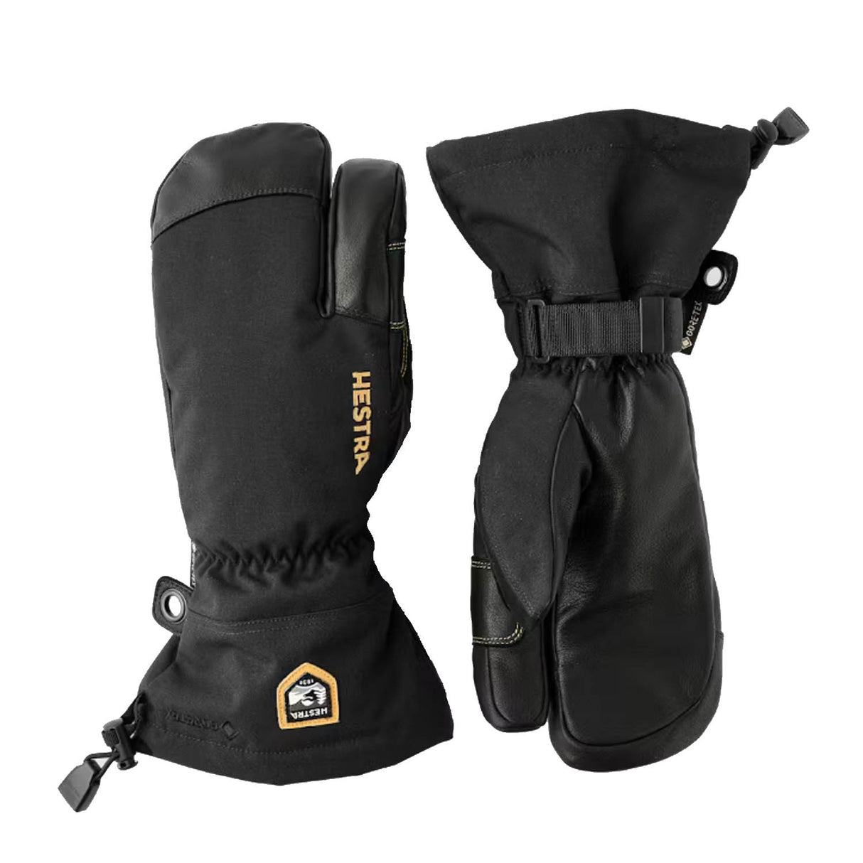 Army Leather Gore-Tex 3-Finger Gloves - Snowtrax