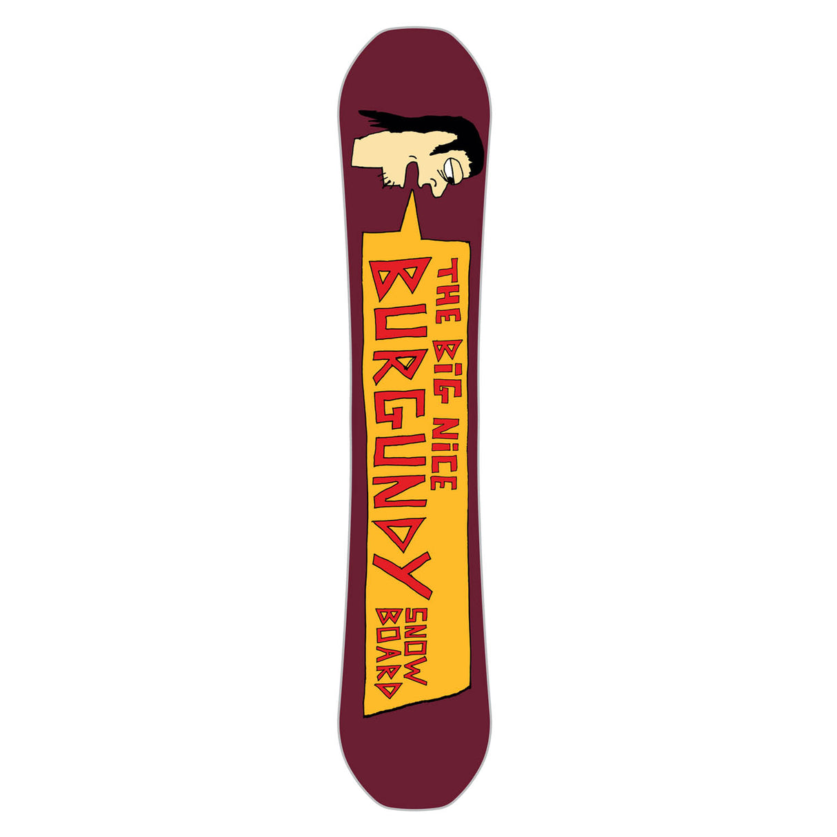 Capita x Bomb Hole Big Nice Burgundy Snowboard
