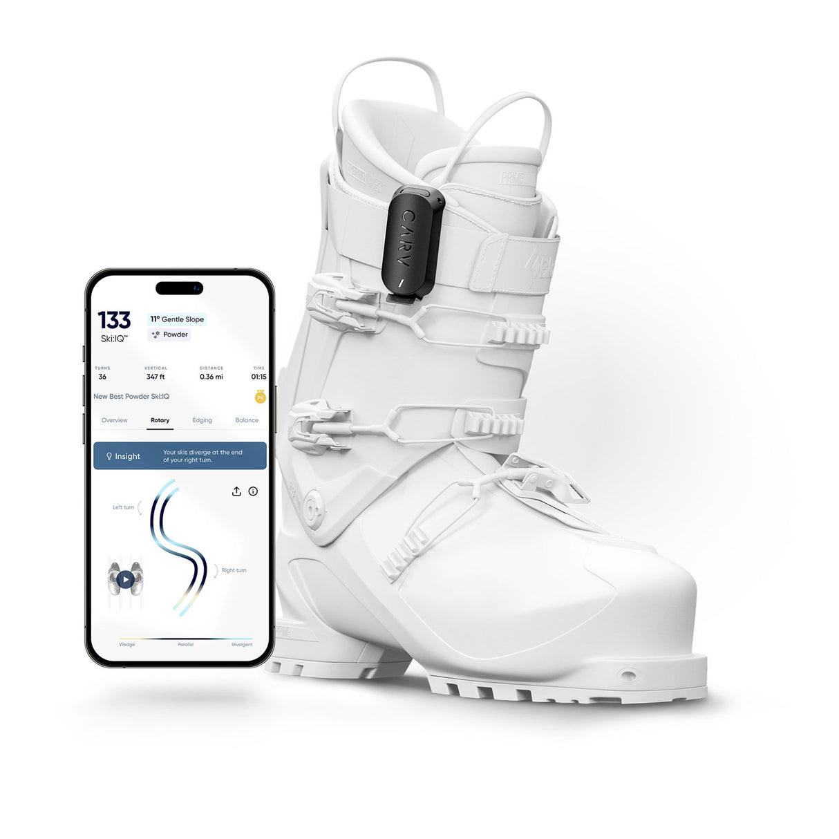 Carv 2 - Digital Ski Coach with 1 Year Subscription - Snowtrax