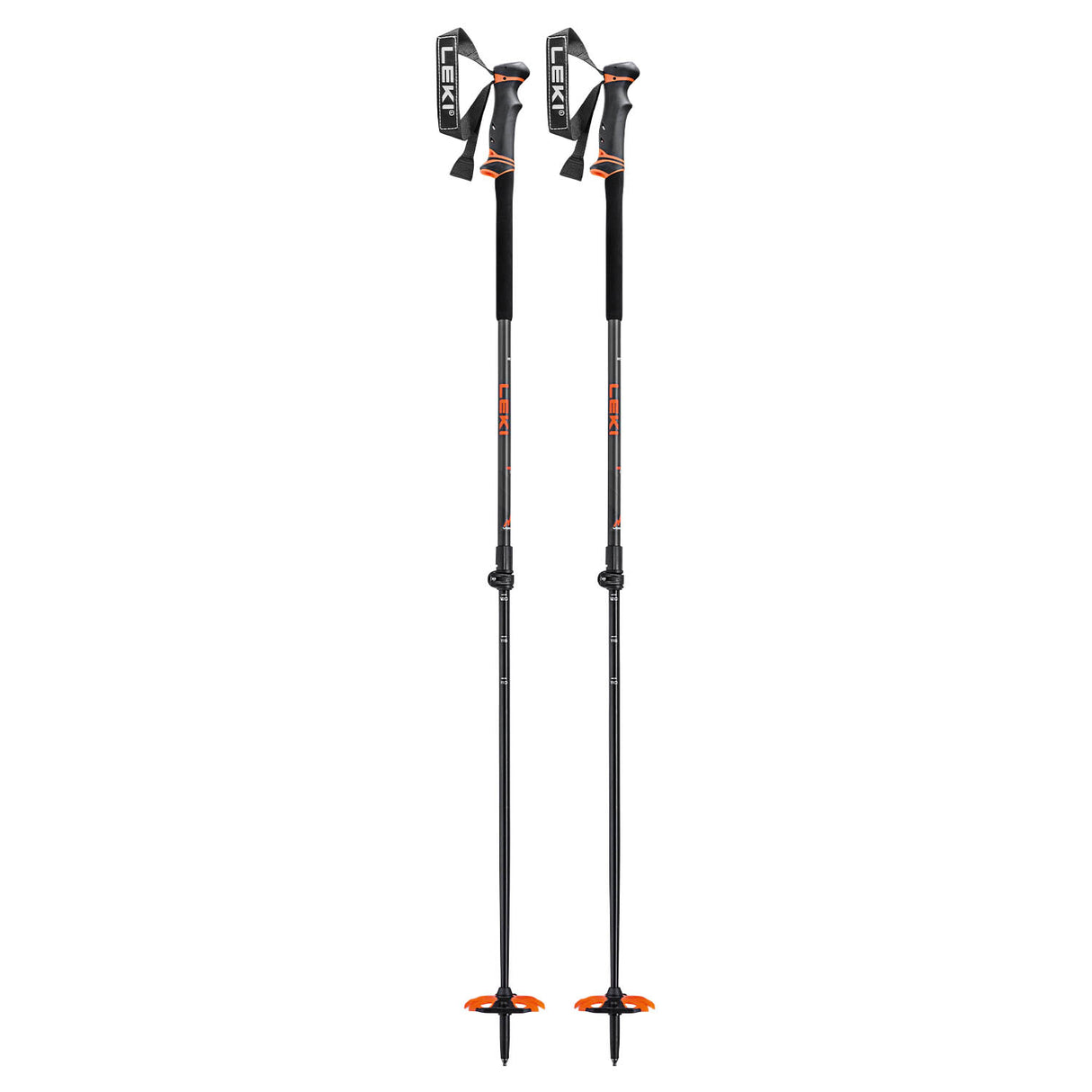 Helicon Lite Adjustable Touring Ski Poles - Snowtrax