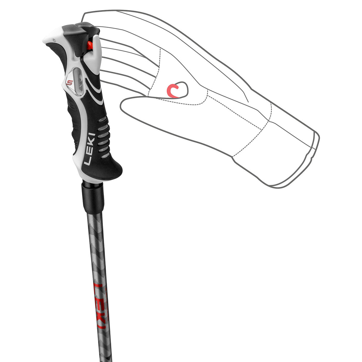 Hot Shot S Ski Poles - Snowtrax