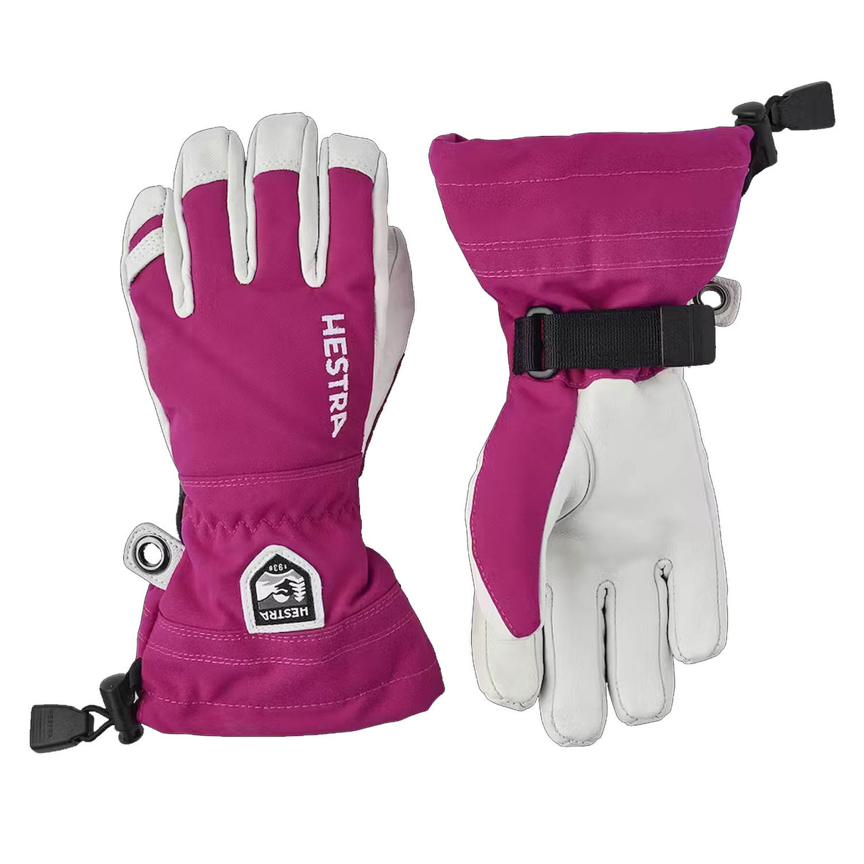 Army Leather Heli Ski Junior Gloves - Snowtrax