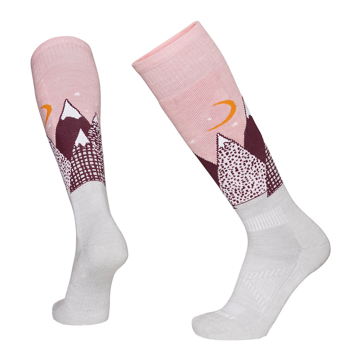 Snowy Mountains Light Cushion Snow Socks - Snowtrax