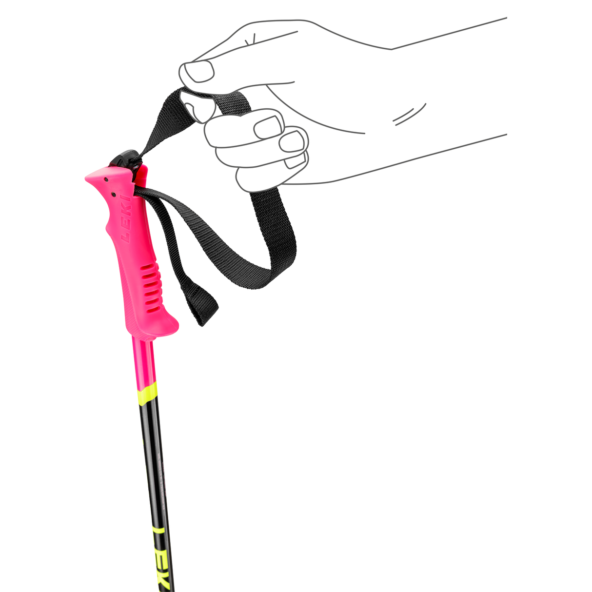 Racing Kids Ski Poles