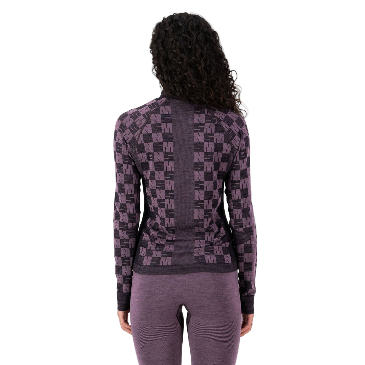 Ascender Merino Seamless Mock Neck Long Sleeve Baselayer Top
