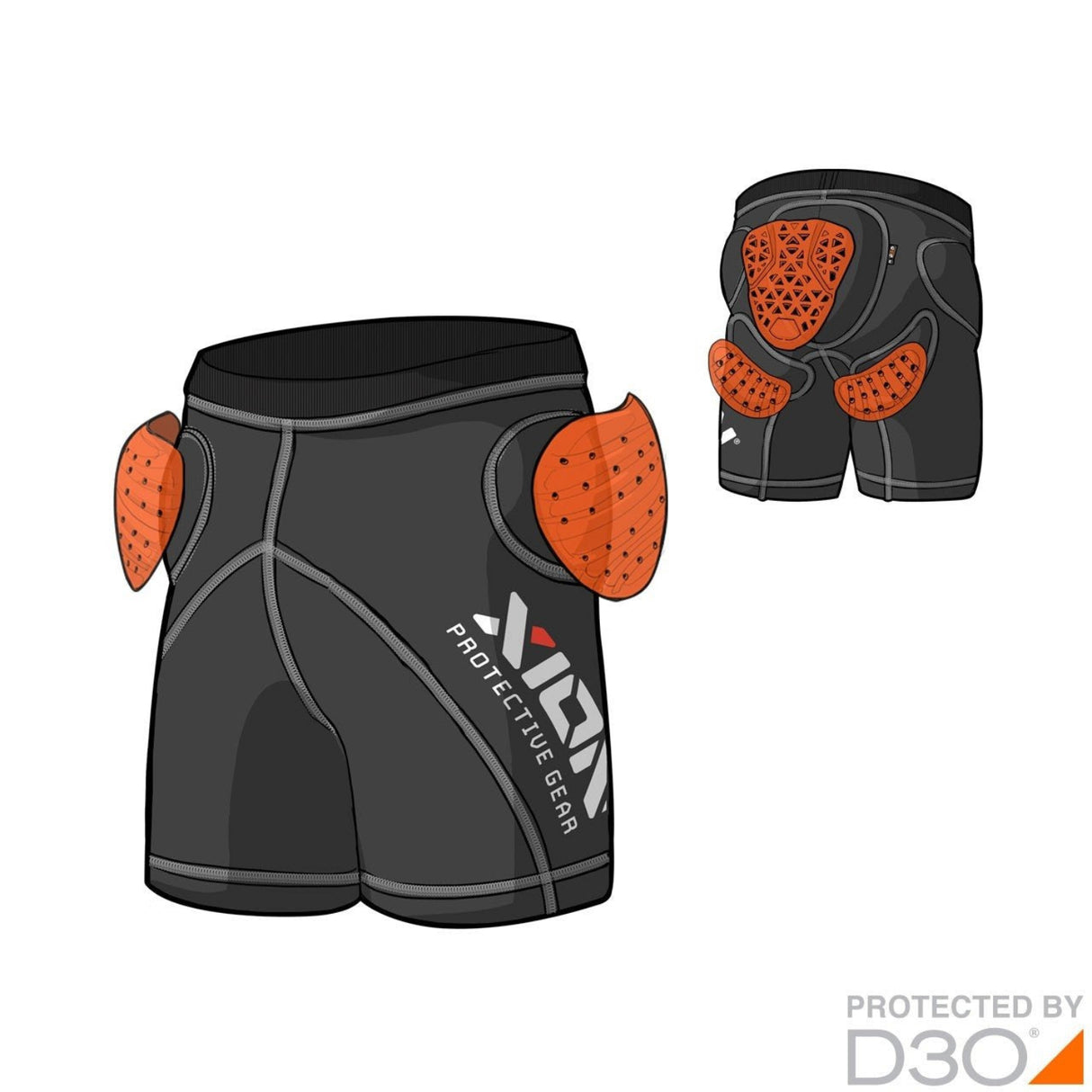 Junior Freeride Protection Shorts