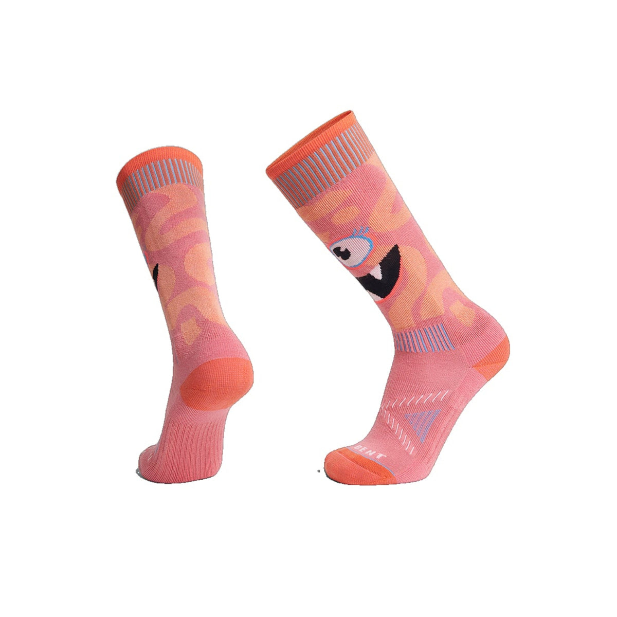 Kids Light Cushion Monster Party Ski Sock