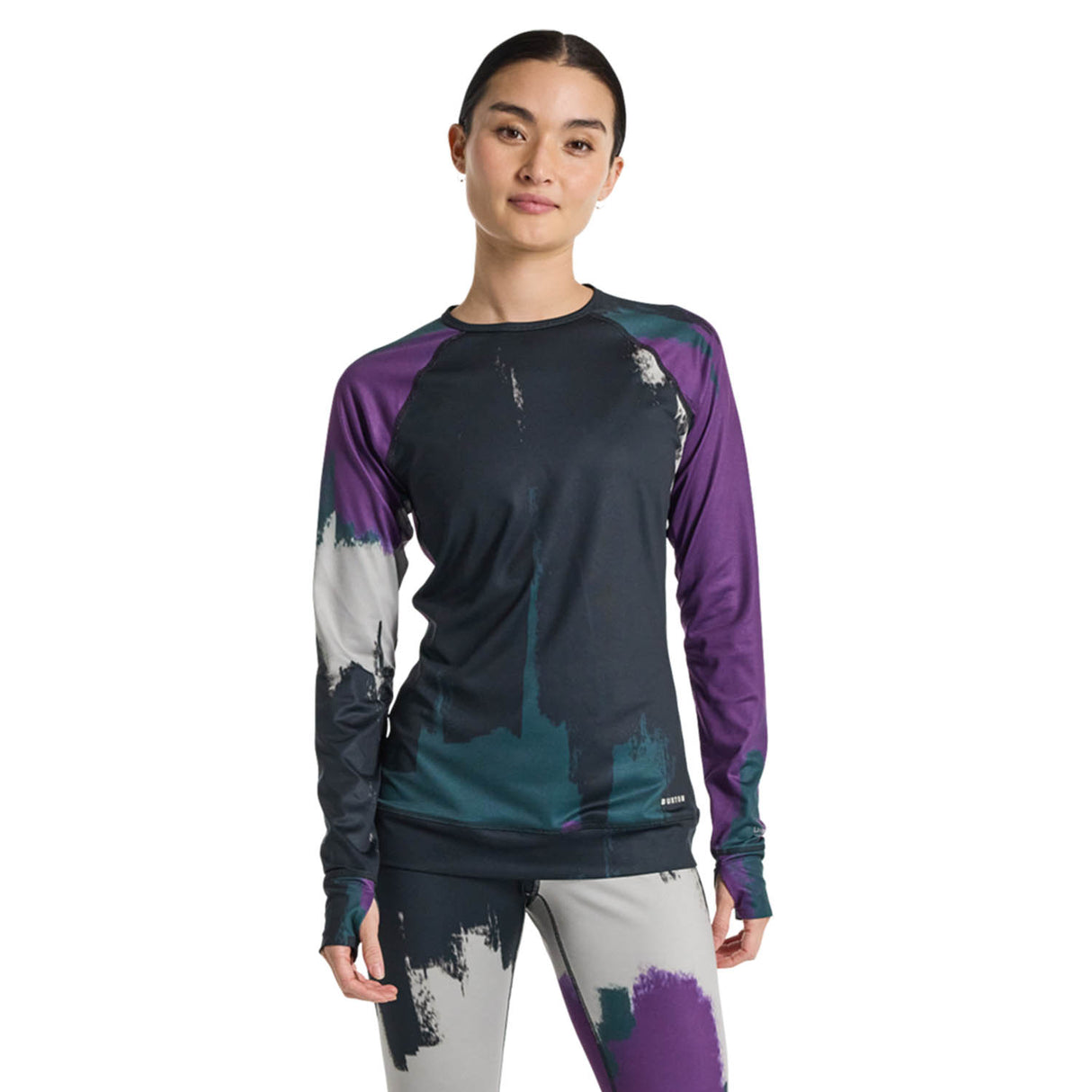 Womens Lightweight X Crew Baselayer Top - Snowtrax