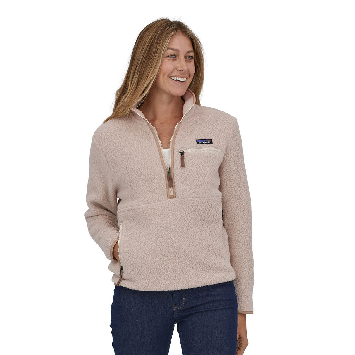 Womens Retro Pile Marsupial Fleece - Snowtrax