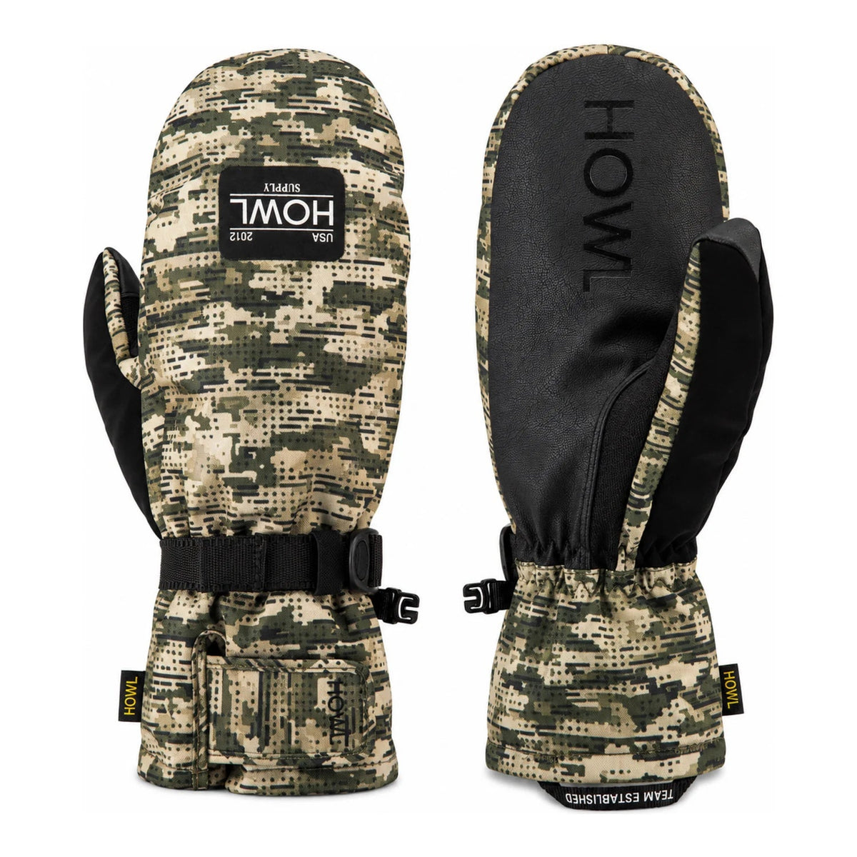 Howl Fairbanks Mitt in Glitch Camo, pair