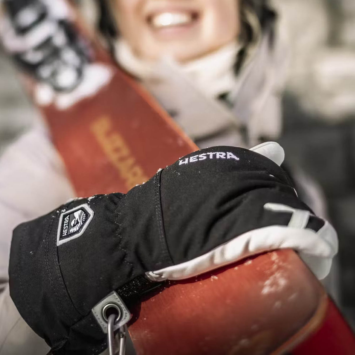 Army Leather Heli Ski Glove - Snowtrax