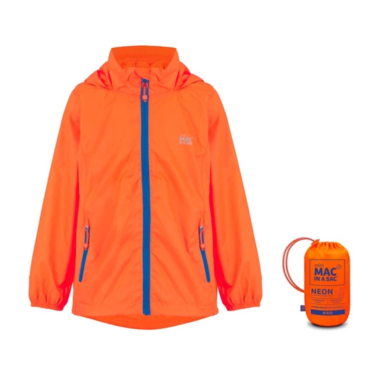 Mac In a Sac Mini Neon2 Packable Waterproof Jacket Snowtrax