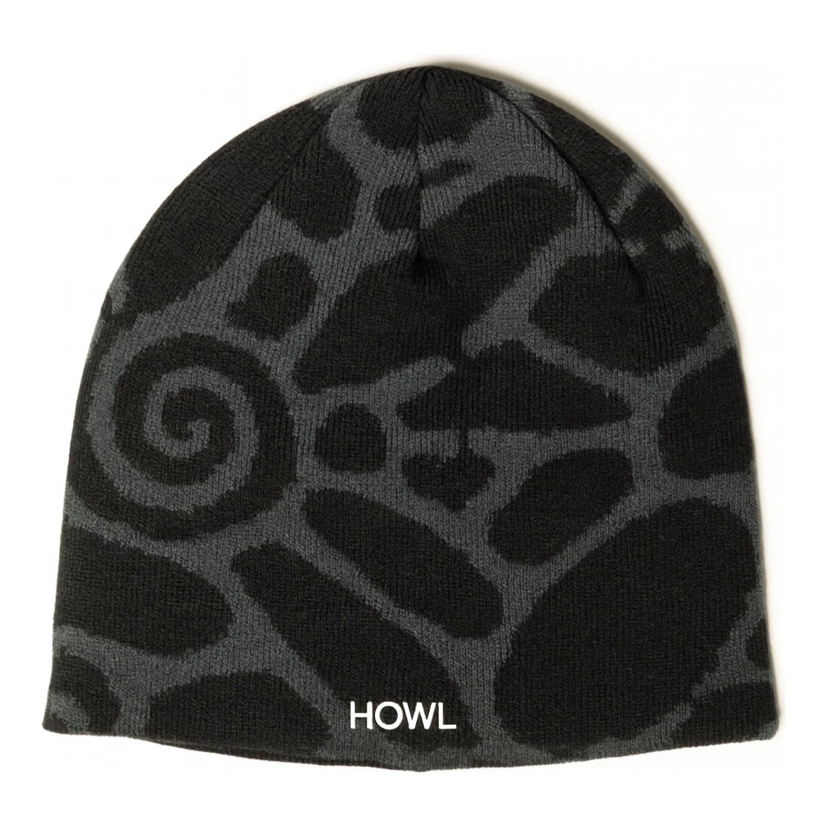 Howl No Cuff Beanie in black