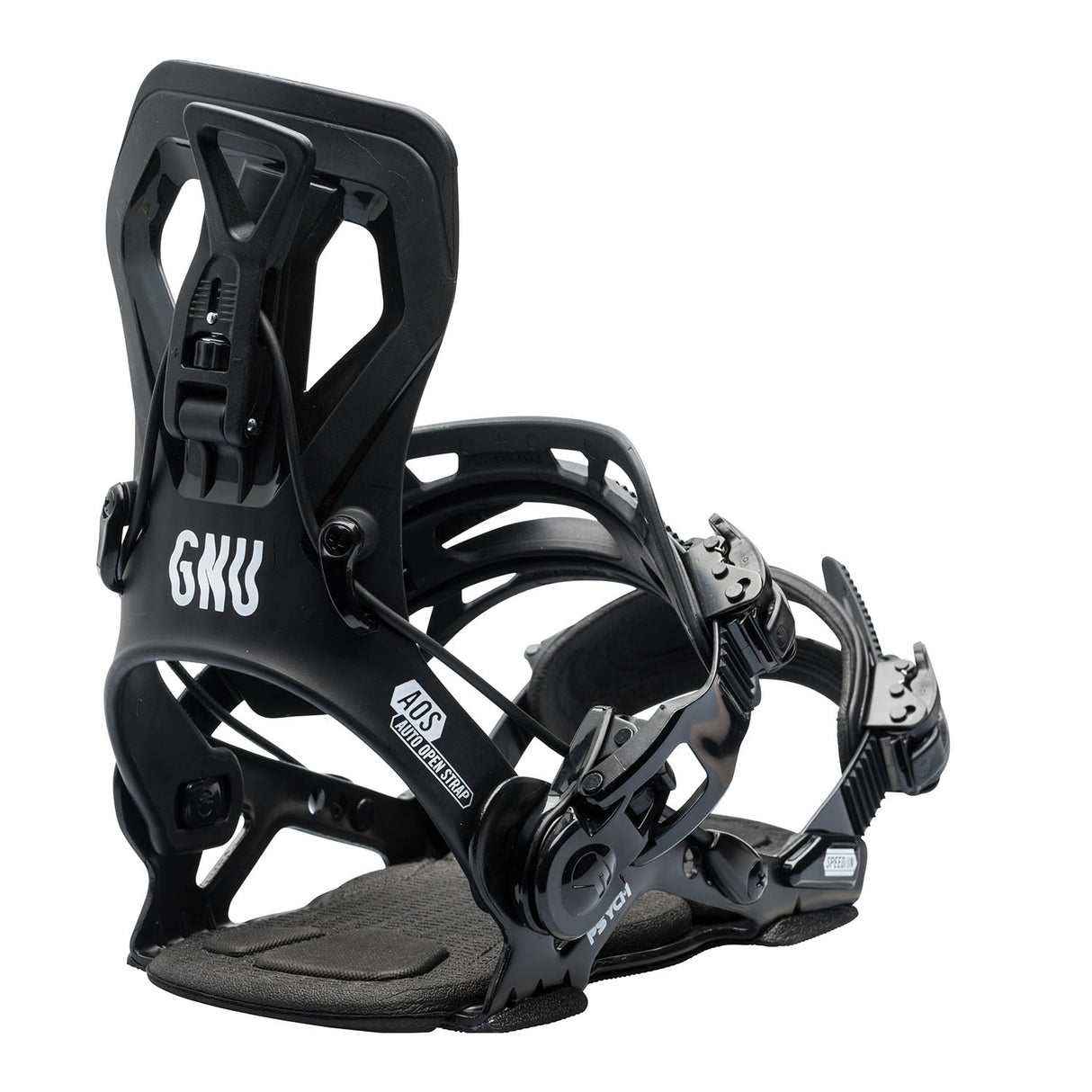 Psych Snowboard Bindings Black 2024 - Snowtrax