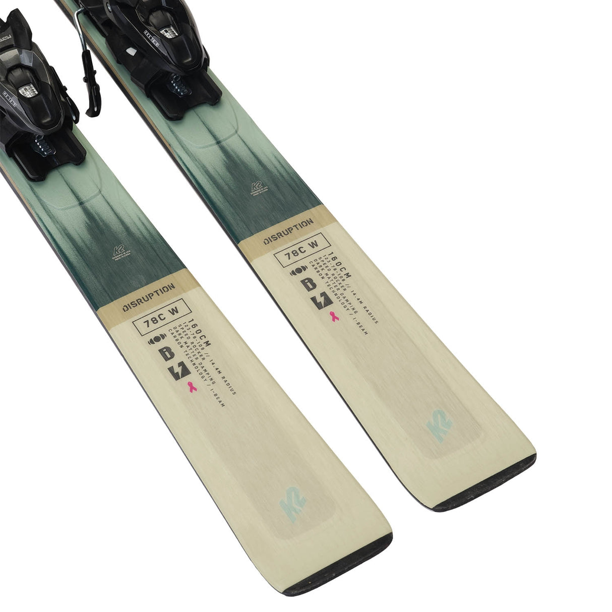 Disruption 78C W Skis & ER3 10 Bindings 2024 - Snowtrax