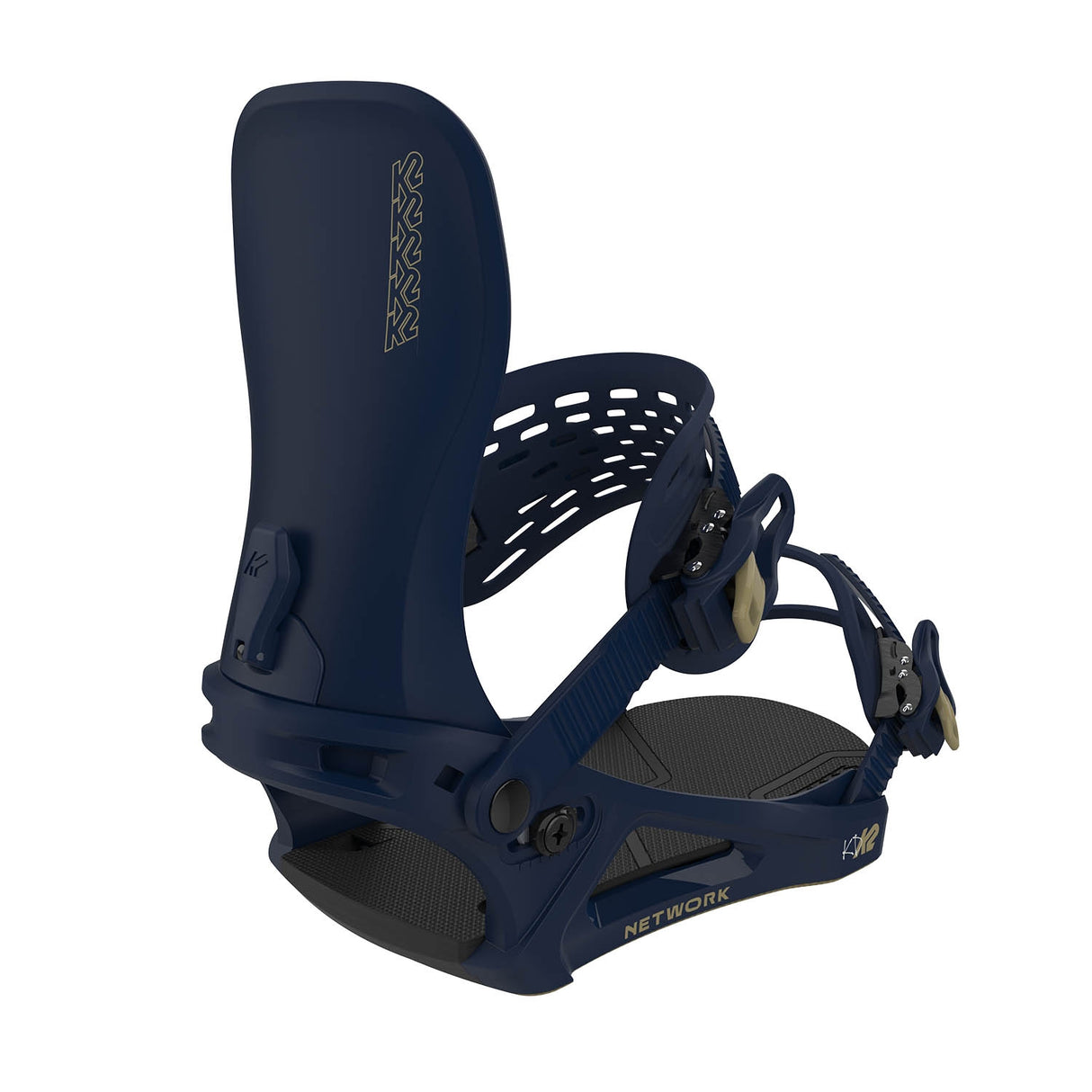 Network W Snowboard Bindings Navy Kennedi Deck 2024 - Snowtrax