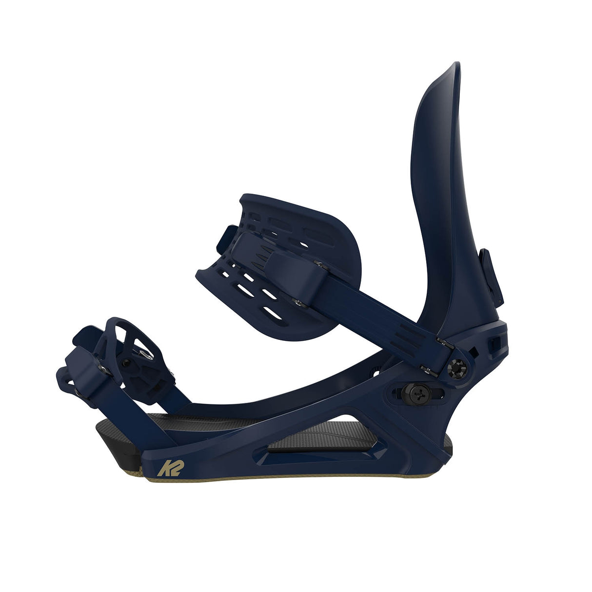 Network W Snowboard Bindings Navy Kennedi Deck 2024 - Snowtrax