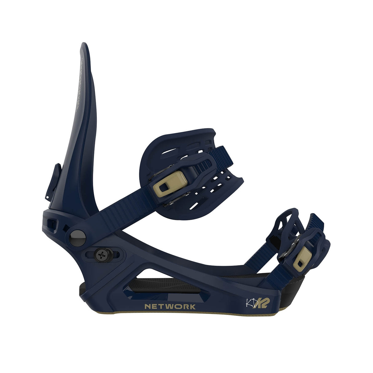 Network W Snowboard Bindings Navy Kennedi Deck 2024 - Snowtrax
