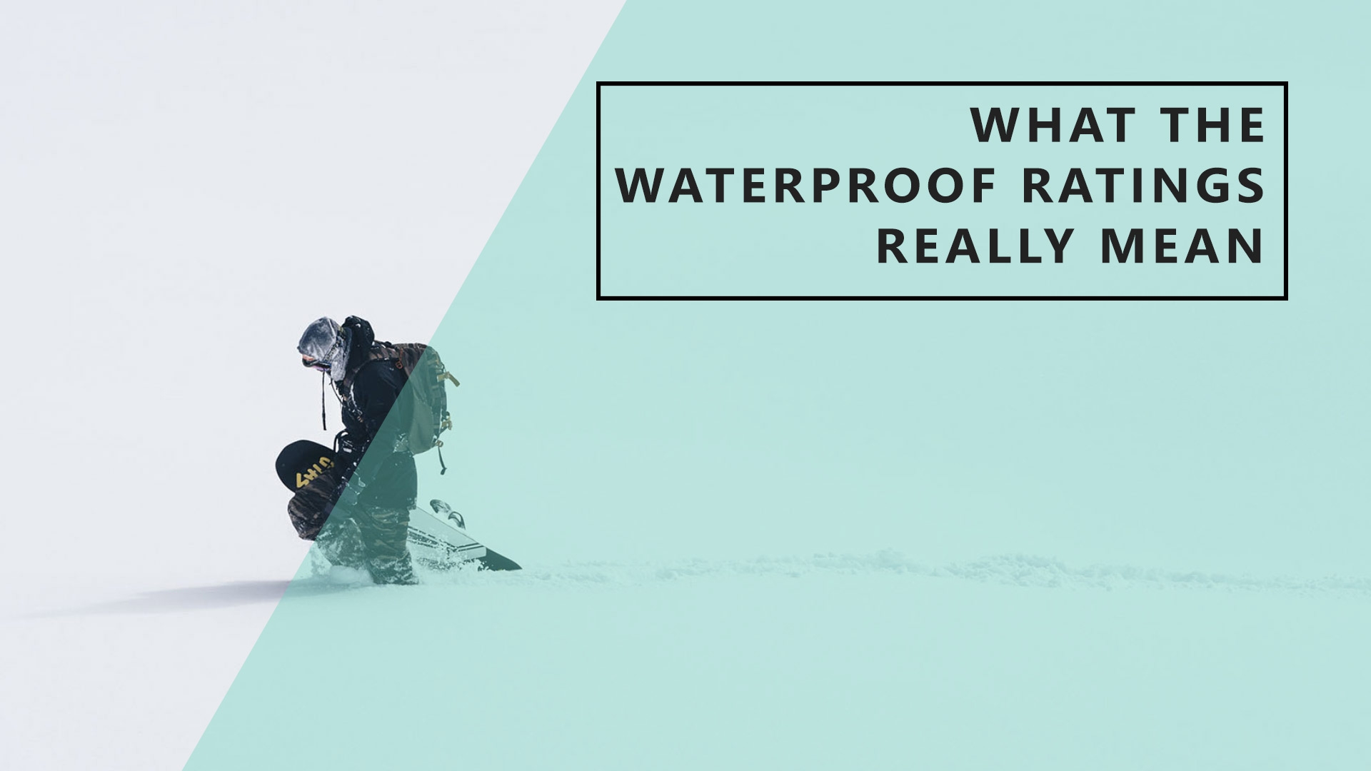 What Waterproof Ratings Really Mean