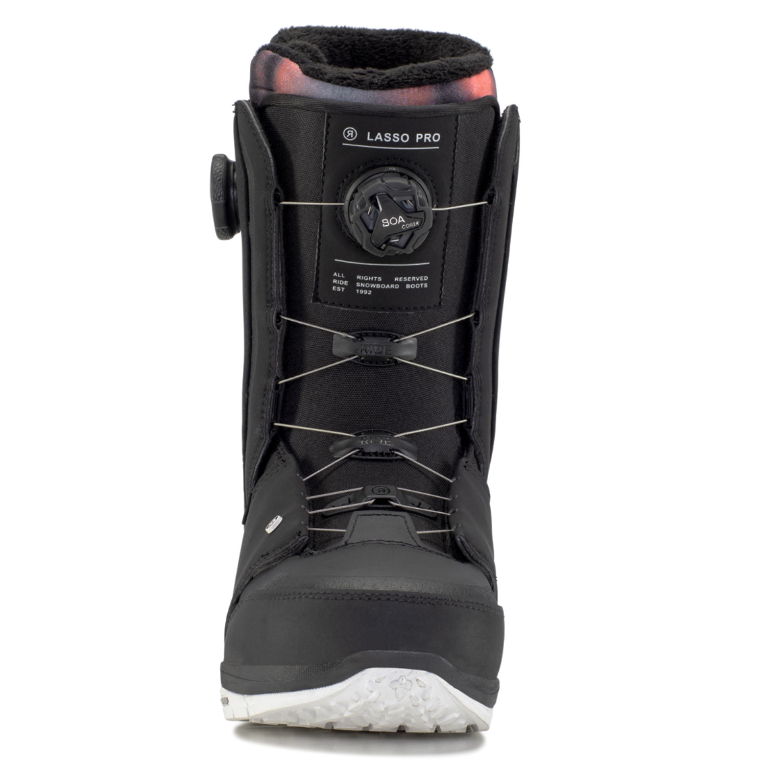 Ride Lasso Pro Wide Snowbard Boots Black 2021