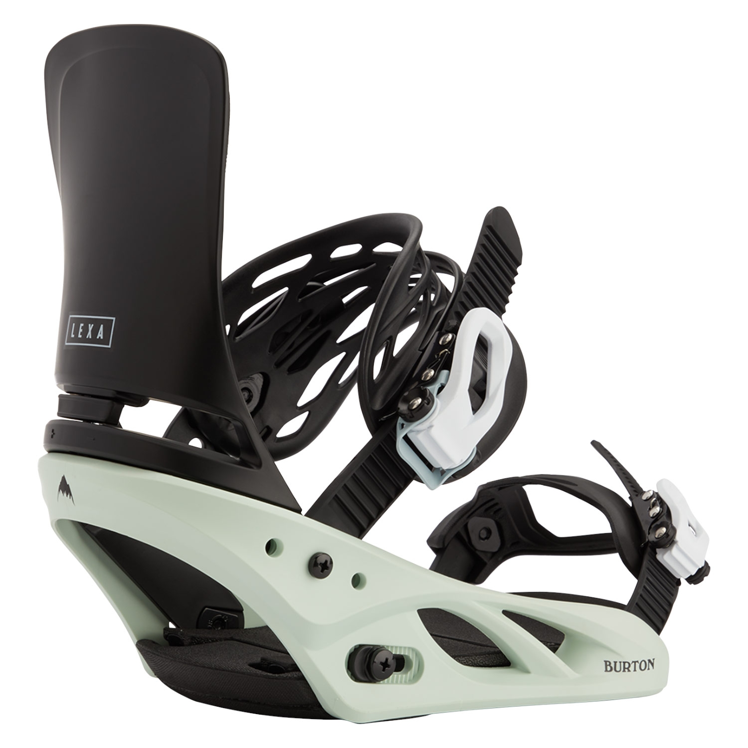 Burton Lexa Snowboard Bindings Black/Neo Mint 2021