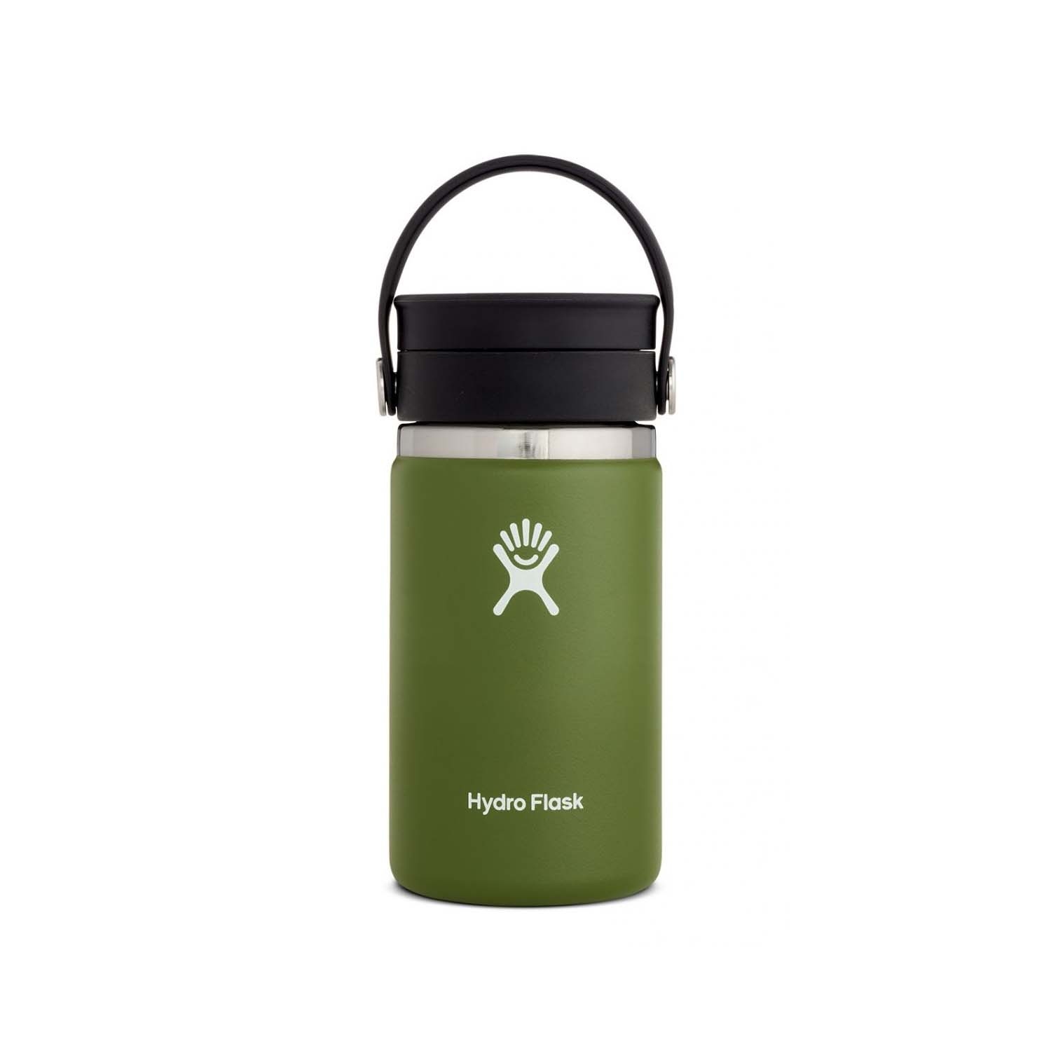 Hydro Flask 12oz Wide Mouth Coffee Flask with Flex Sip Lid Olive
