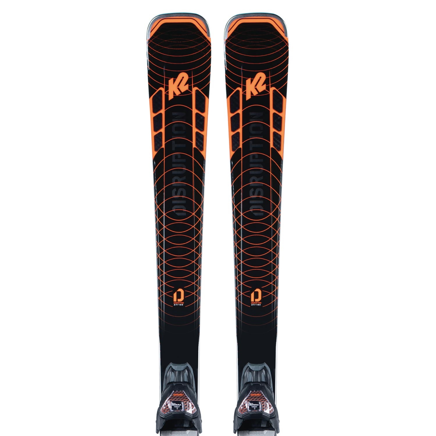 K2 Disruption STi Skis with MXCELL 12 TCx Light Quikclik Bindings 2021