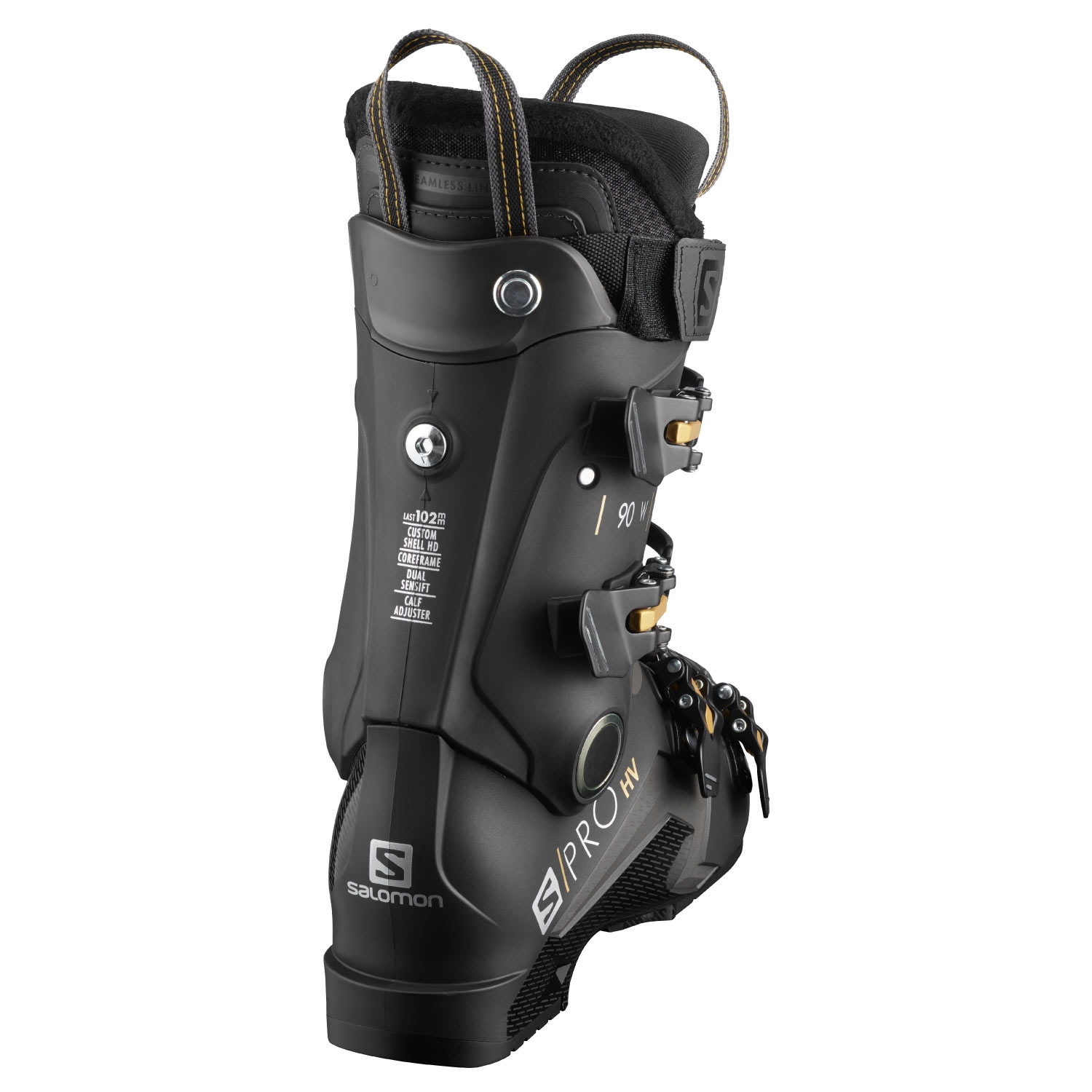Salomon S Pro HV 90 W Ski Boots Black/Beluga 2021