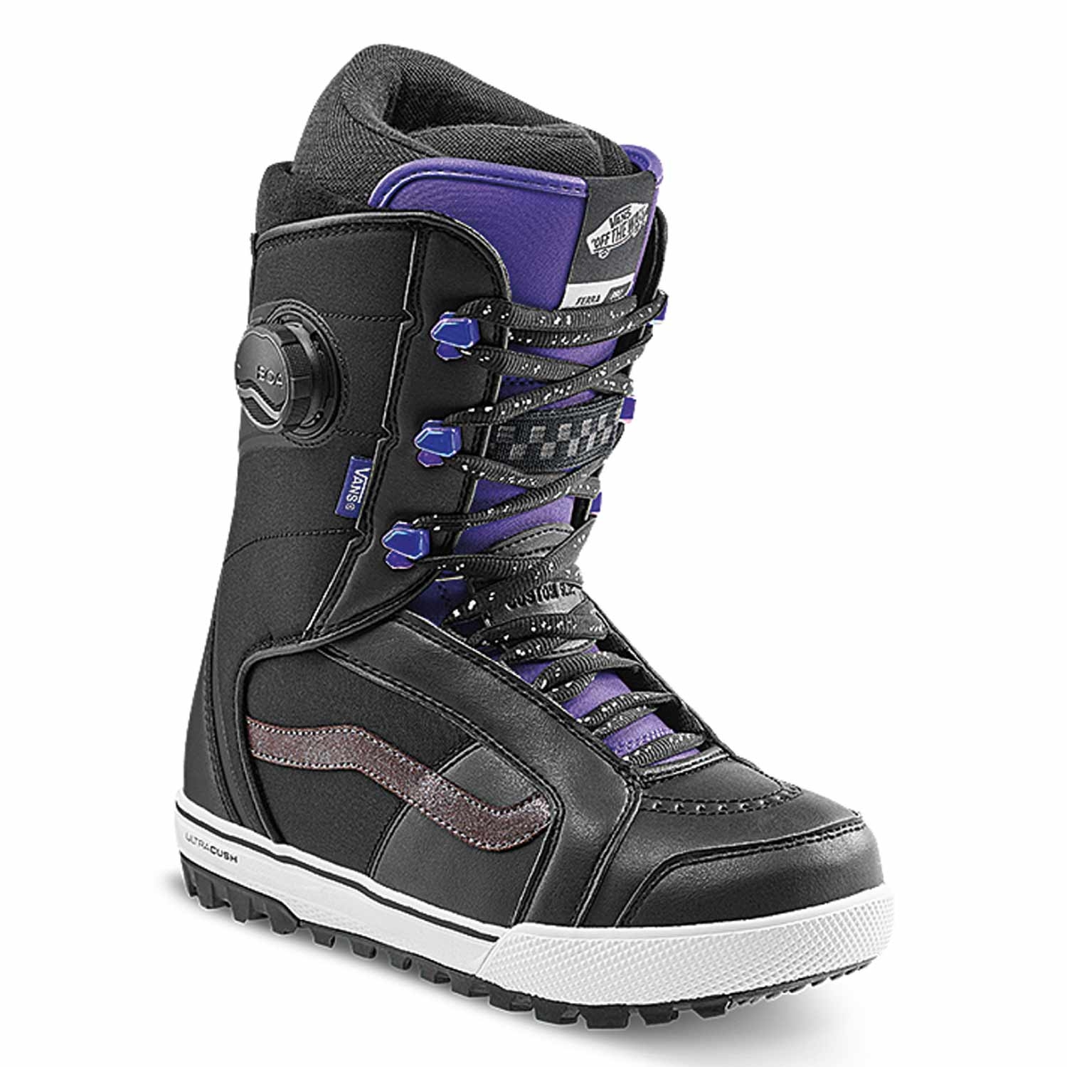 Vans Ferra Pro Snowboard Boots Black/Purple 2021
