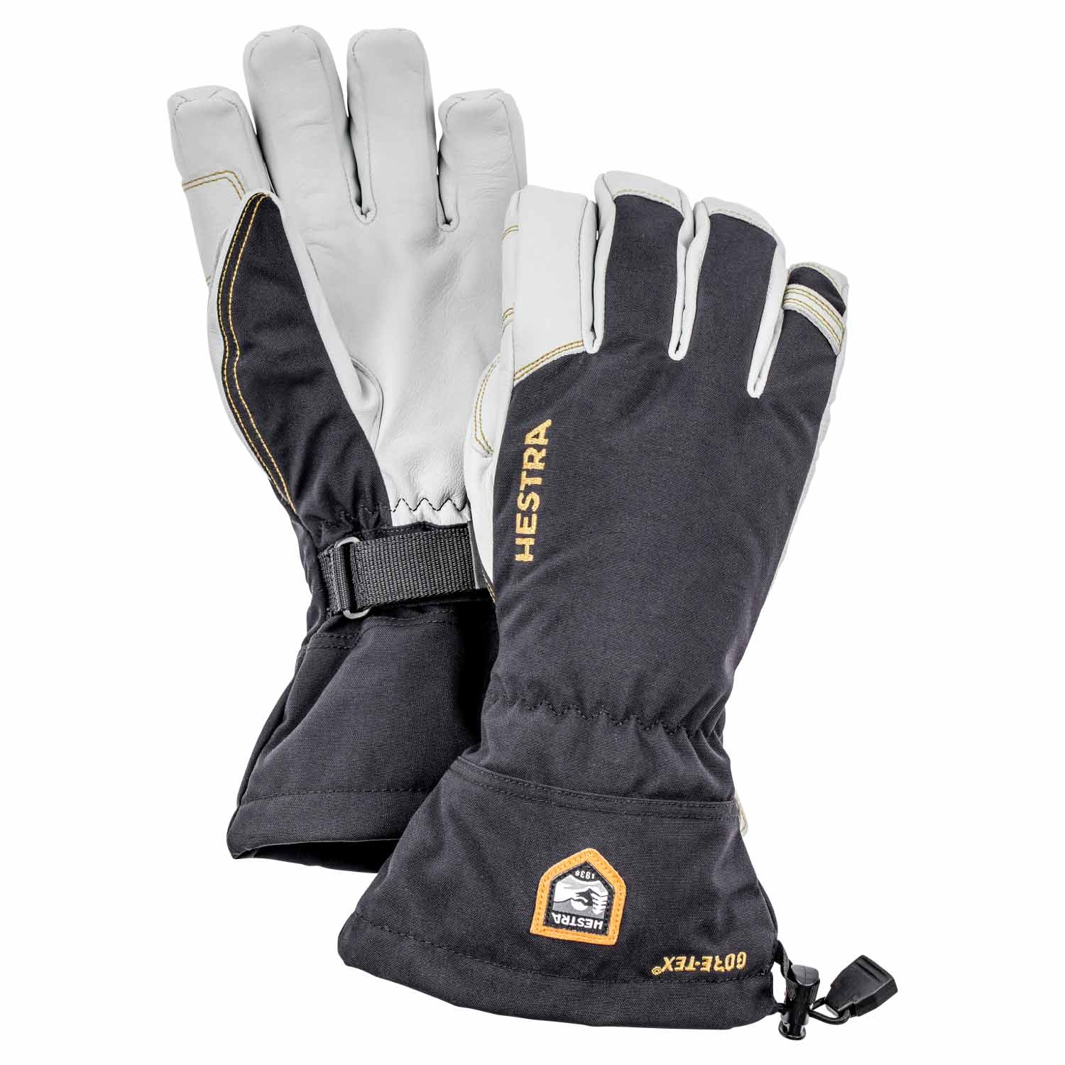 Hestra Army Leather Gore Tex Gloves Black 2021