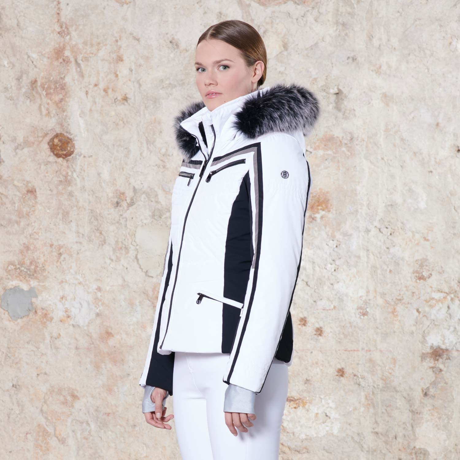 Poivre Blanc Stretch Panel Faux Fur 2021 | Jackets | Snowtrax