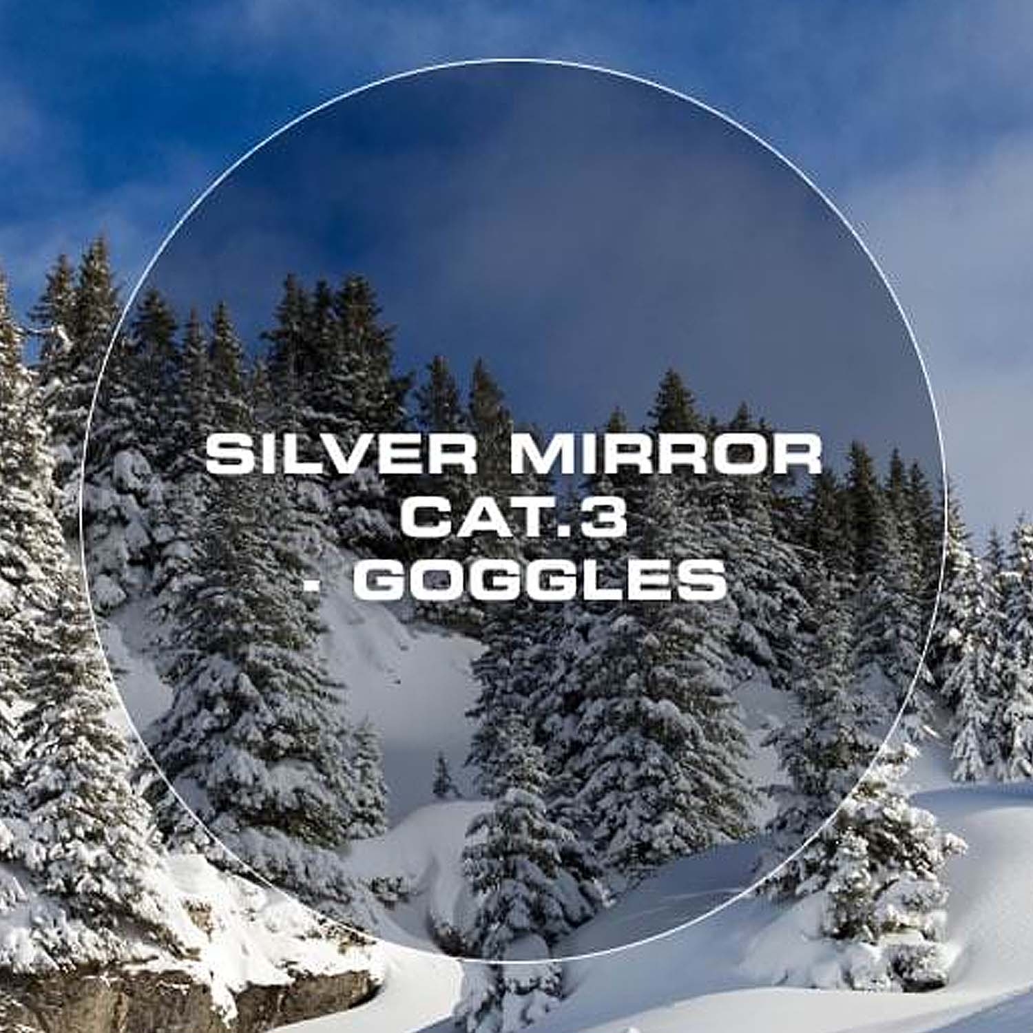 Bloc Fifty-Five Goggles Matt Black/Silver Lens 2021