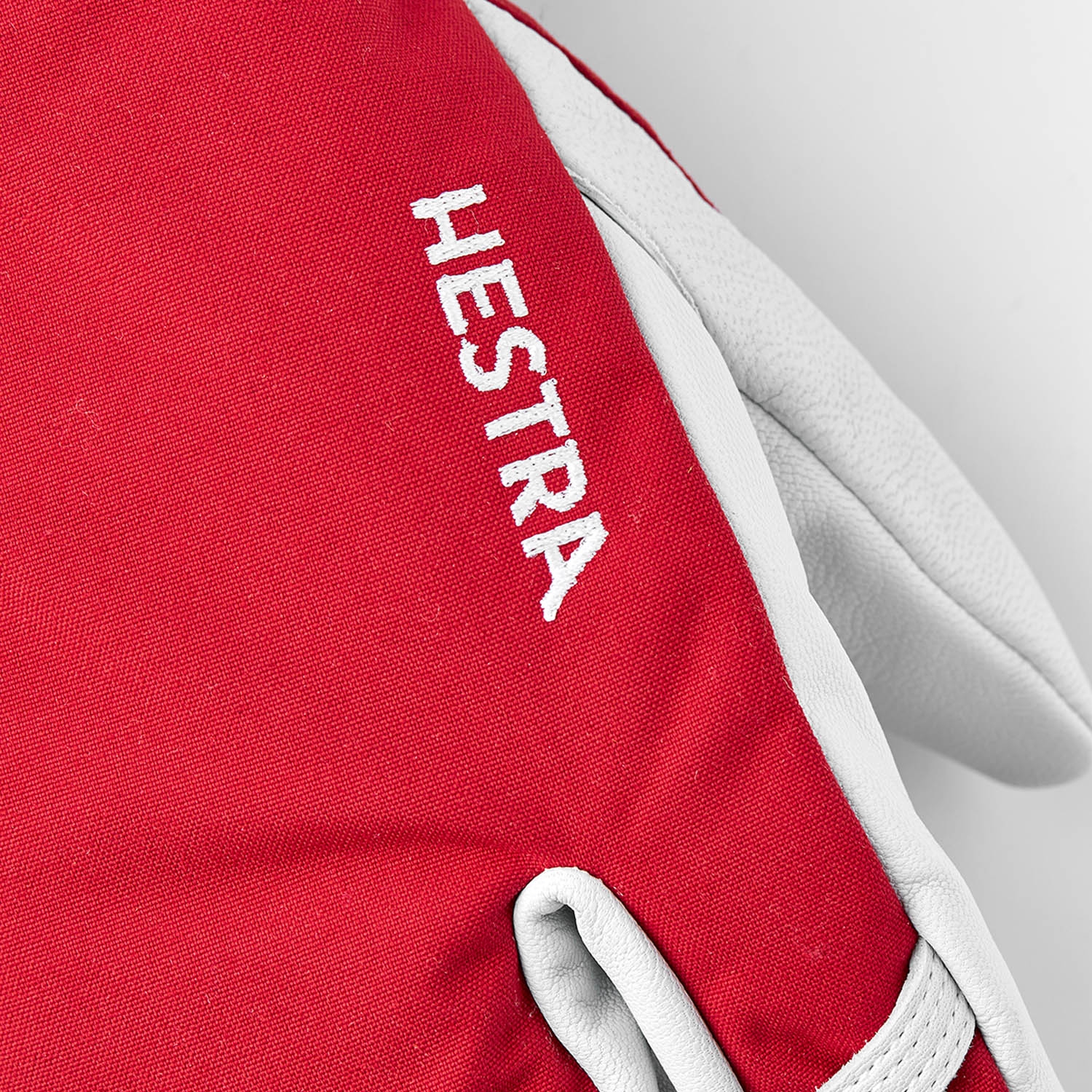 Hestra Army Leather Heli Ski 3-Finger Gloves Red 2021