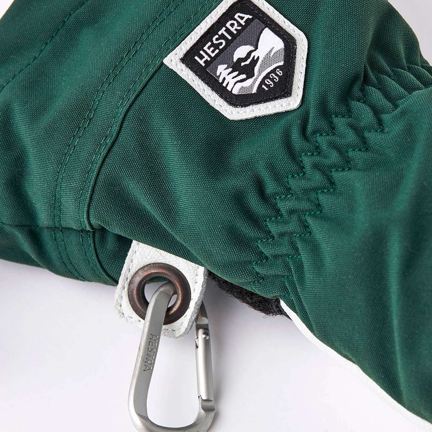 Hestra Army Leather Heli Ski 3-Finger Gloves Green 2021