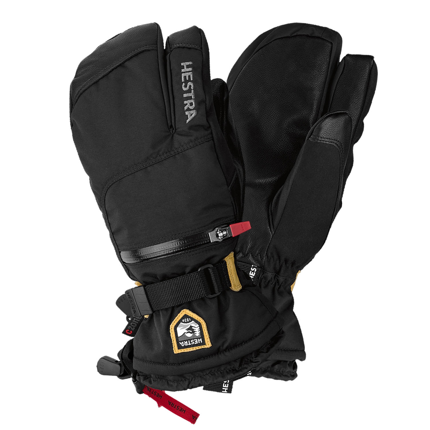 Hestra All Mountain Czone 3-Finger Gloves Black 2021