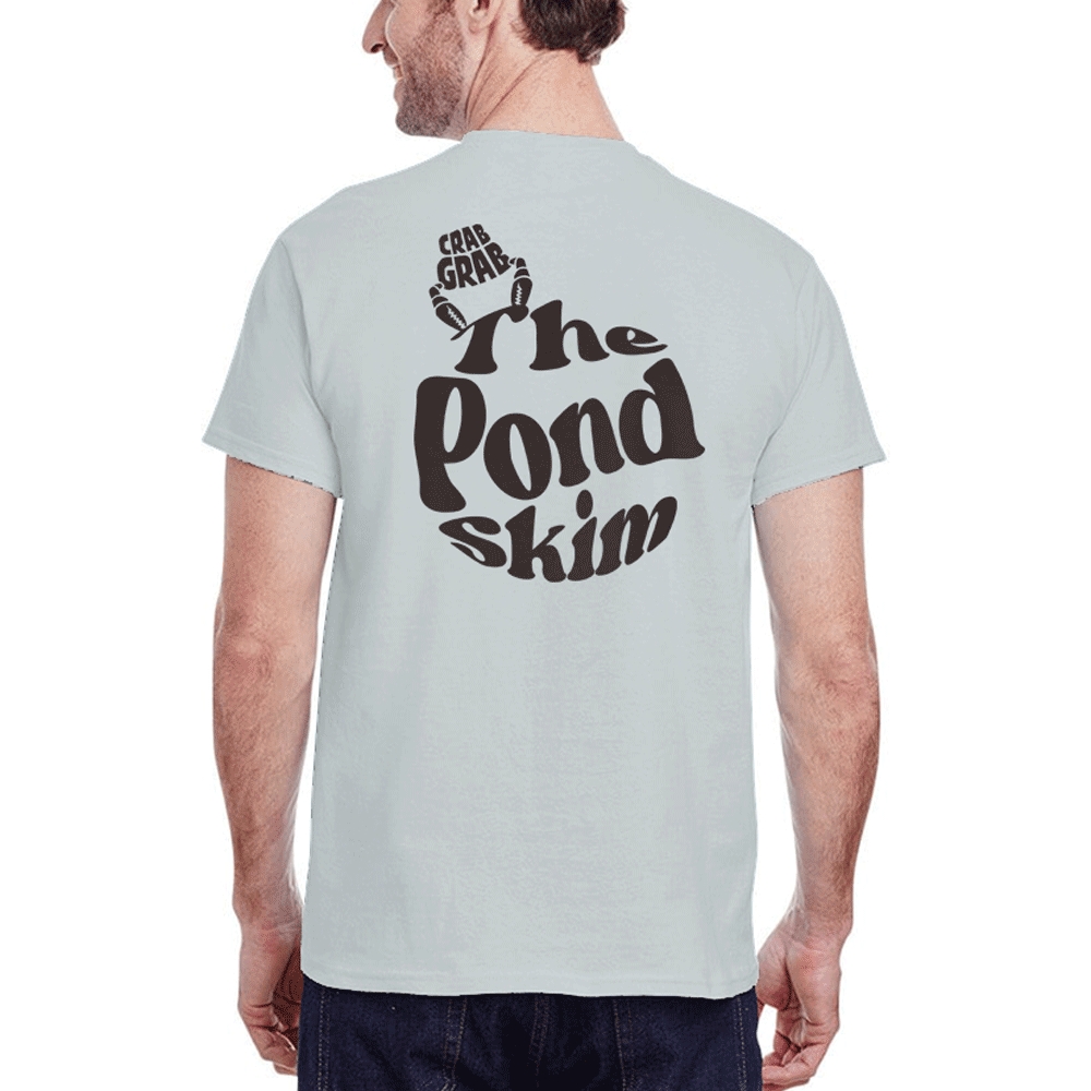 Hurn x The Pond Skim Unisex T-Shirt Heather Grey