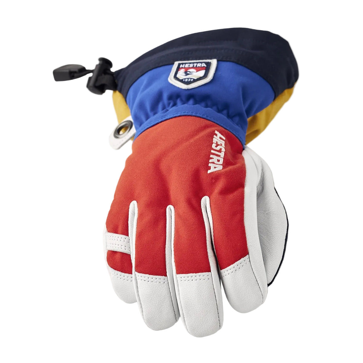 Junior Army Leather Heli Ski Gloves