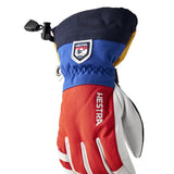 Junior Army Leather Heli Ski Gloves