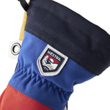 Junior Army Leather Heli Ski Gloves
