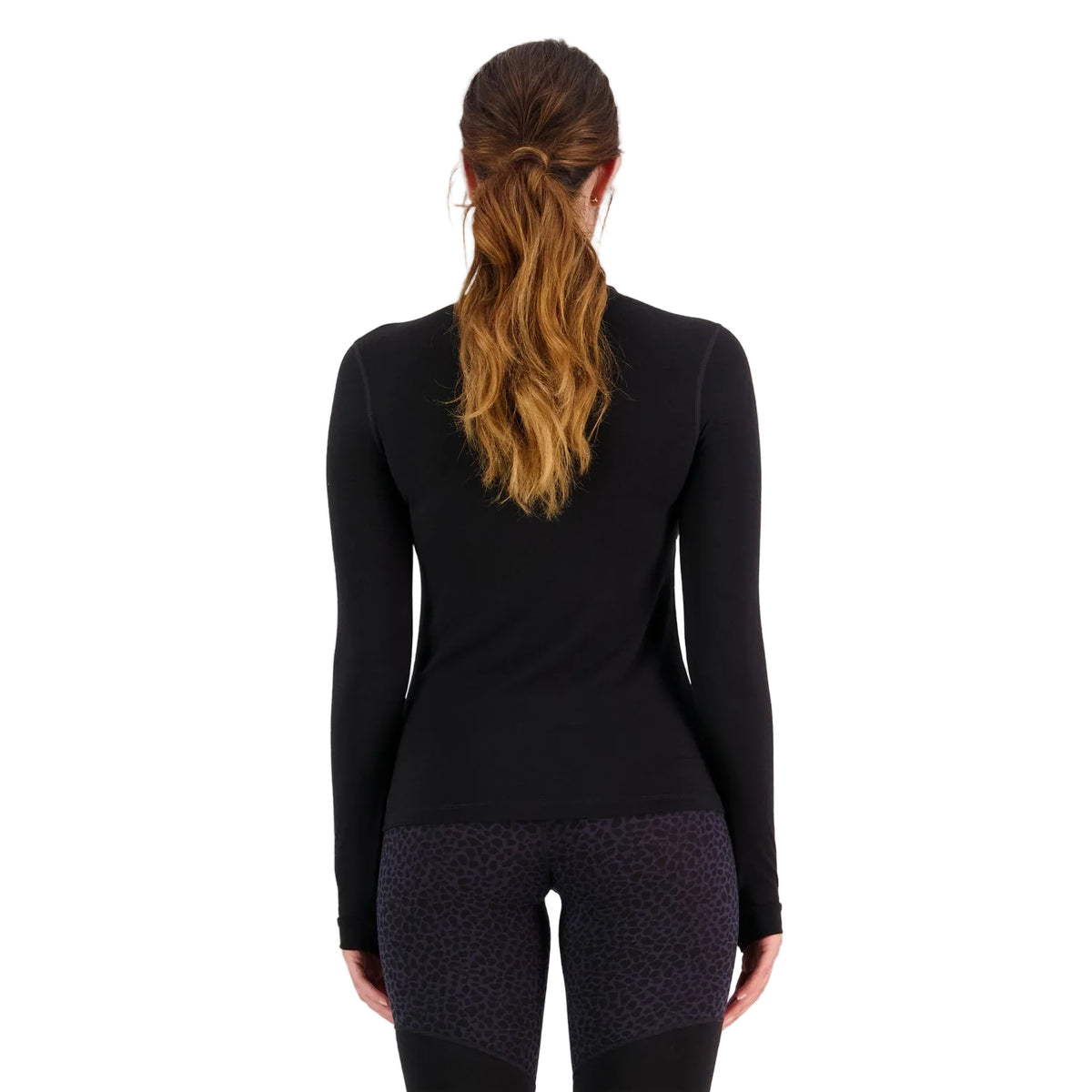 Cascade Merino Mock Neck Base Layer