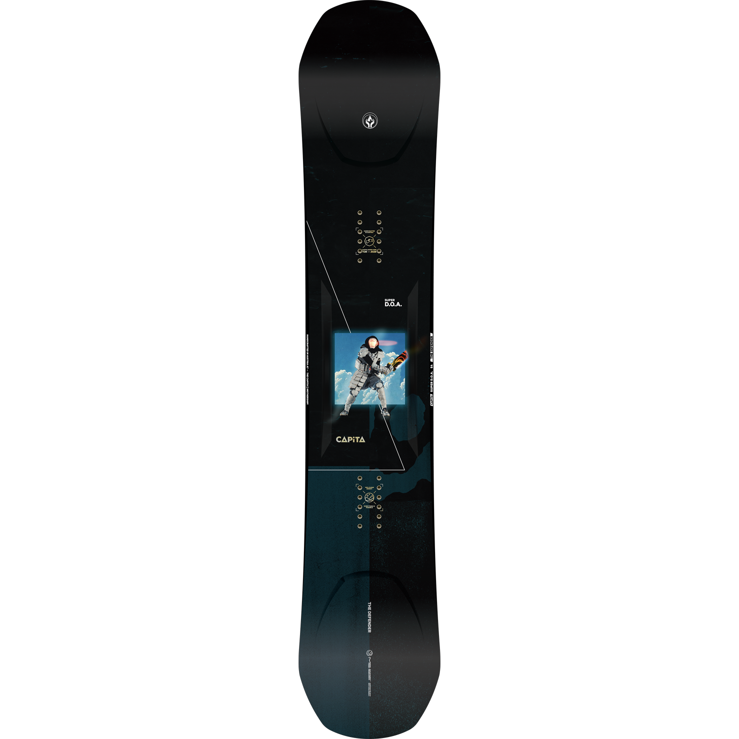 Capita Super D.o.a158 Snowboard Black 158