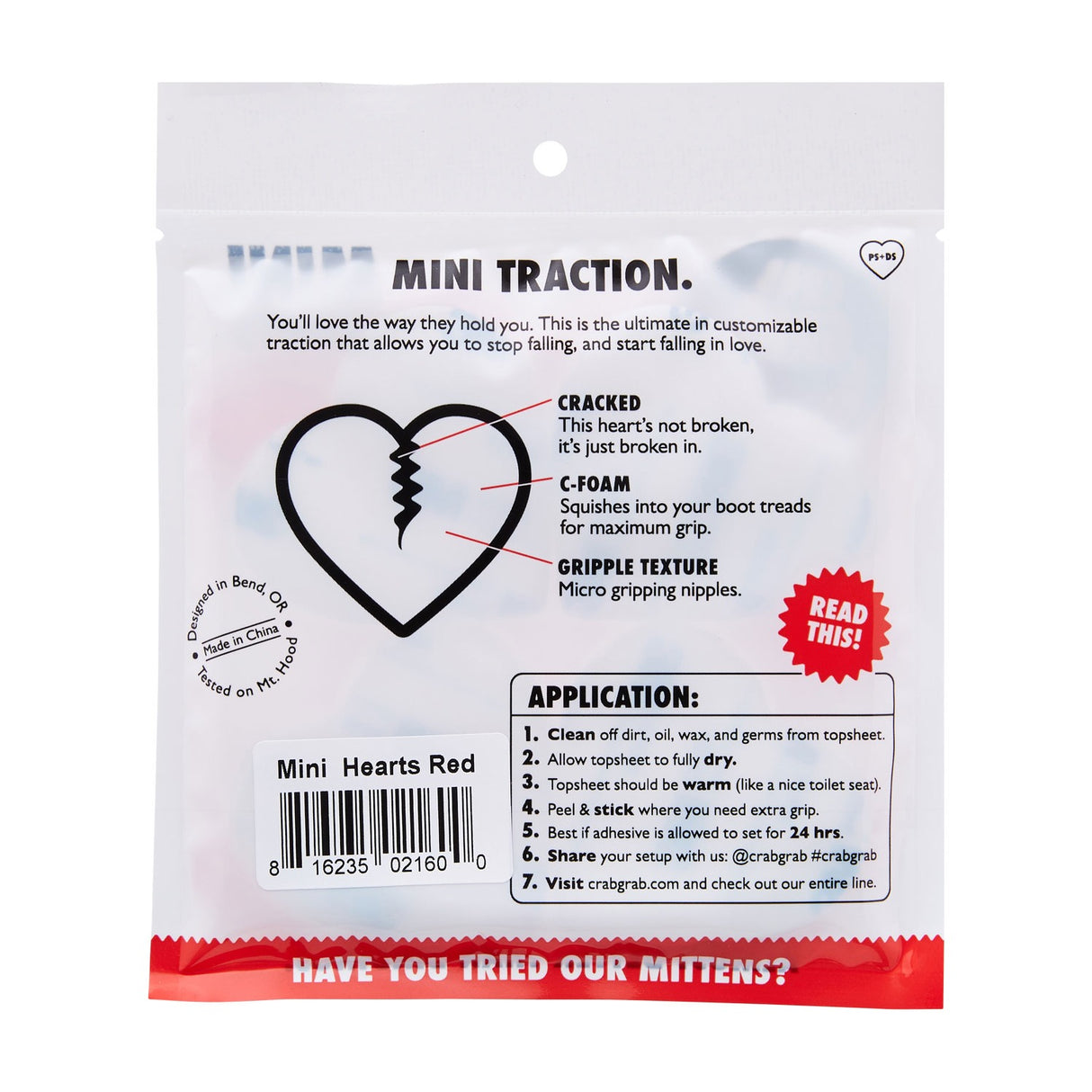 Mini Hearts 6 Pack Stomp Pads