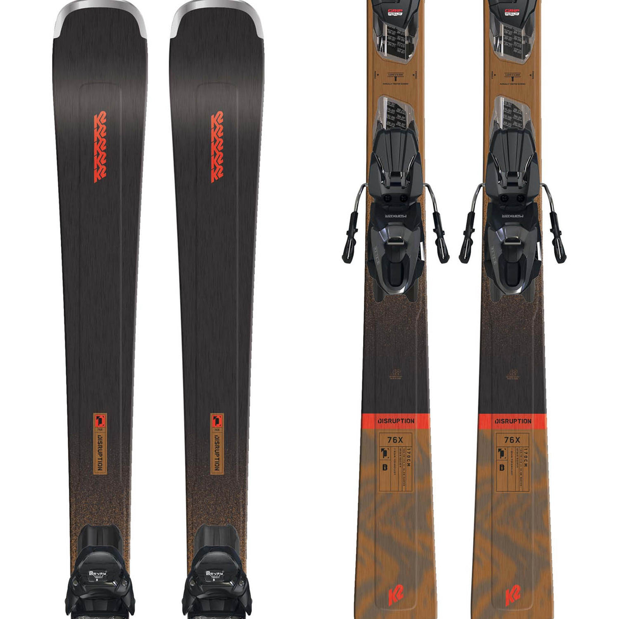 Disruption 76X Skis & M3 10 Compact Quikclik Bindings 2025