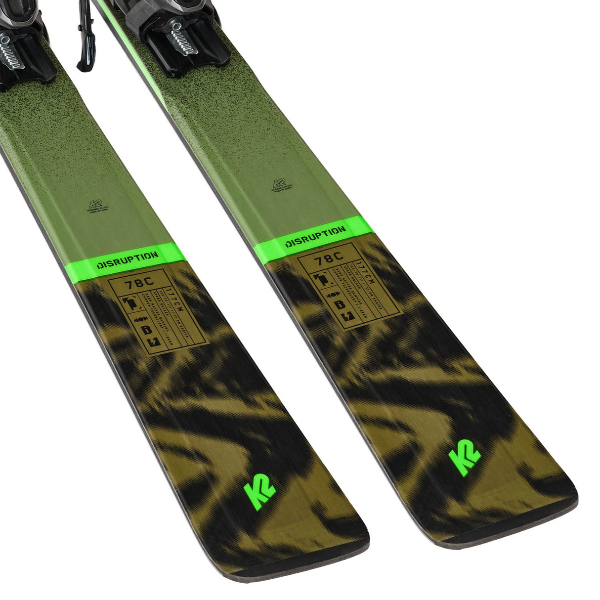 Disruption 78C Skis & M3 10 Compact Quikclik Bindings 2025