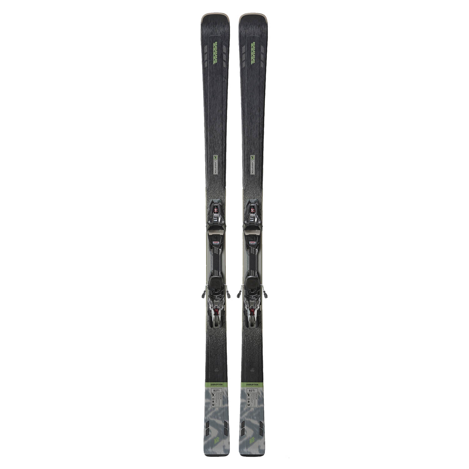 K2 Disruption 82Ti Skis & MXCELL 12 TCx Quikclik Bindings 2025