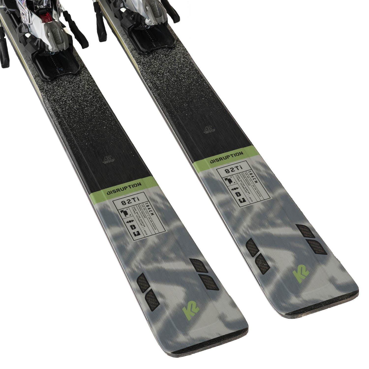 K2 Disruption 82Ti Skis & MXCELL 12 TCx Quikclik Bindings 2025